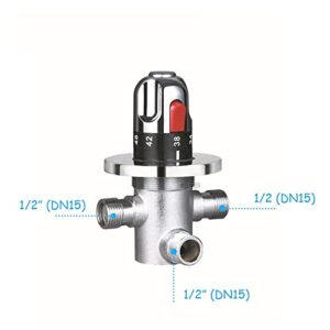 MAKEJ Wall Mounted Thermostatic Two Functions Toilet Bidet Faucet Valve Mixer Sprayer Handheld Shower