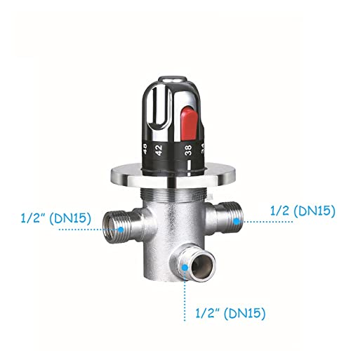 MAKEJ Wall Mounted Thermostatic Two Functions Toilet Bidet Faucet Valve Mixer Sprayer Handheld Shower