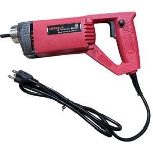 850W Handheld Electric Concrete Vibrator Vibrating Power Tool, Air Bubble Remover, 4.9 feet Flex Hose Immersion Shaft