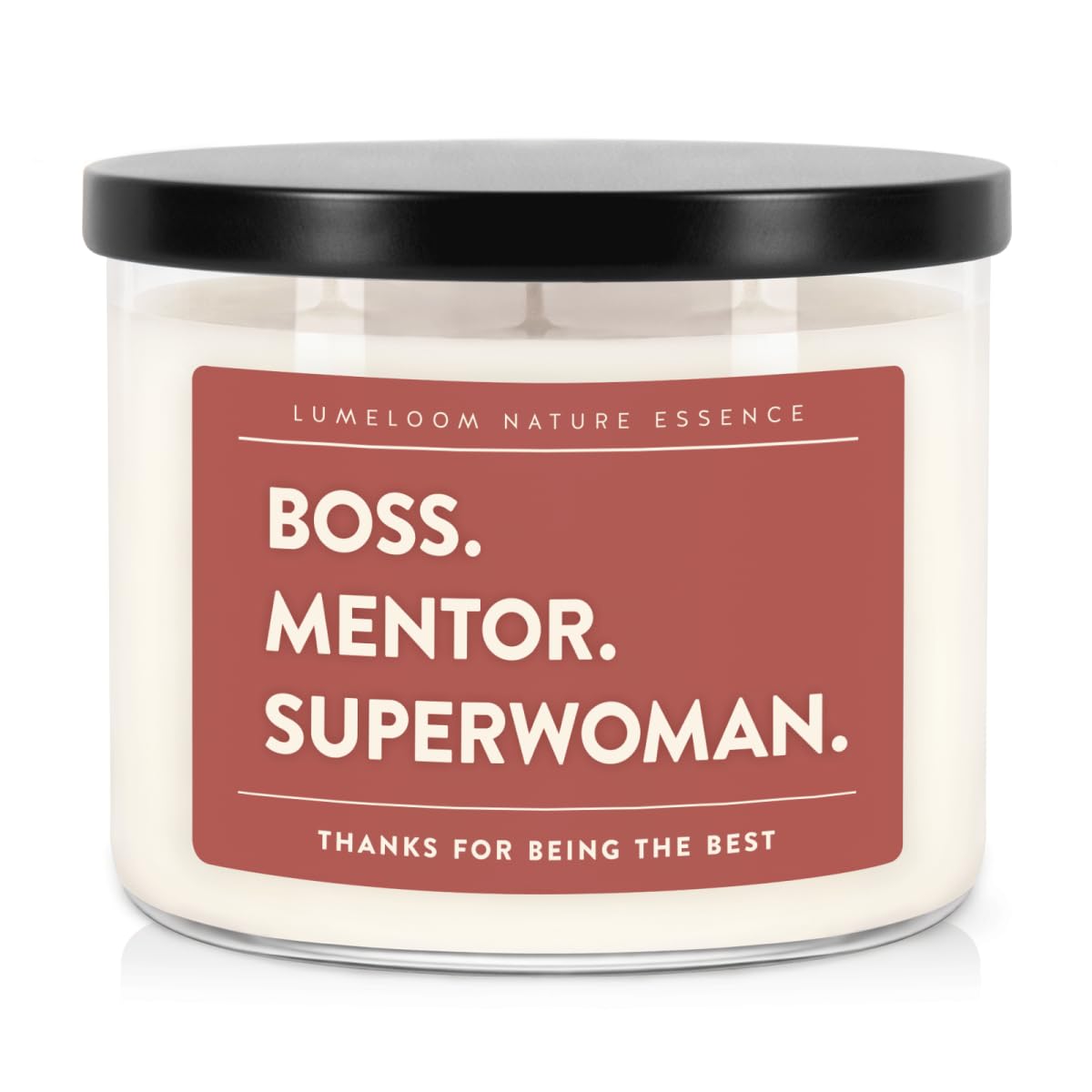 Boss Gifts for Women, Gifts for Boss, 14.5oz, Large 3-Wick Aromatherapy Lavender Scented Soy Wax Candle, Boss Lady Gifts for Women, Boss Christmas Gifts, Cool Gifts for Bosses, Best Boss Birthday Gift