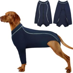 idomik dog recovery suit,comfy surgical recovery suit for dogs,dog spay recovery suit female with zipper,surgical onesie for dogs surgery suit male neuter,dog surgery recovery sleeve for front legs,xl