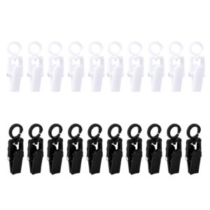 10 Pieces Hanging Laundry Hooks Clip Hanging Towel Clips Strong Clips with Hanger Hook for Curtain