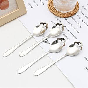 Skull Shaped Coffee Spoon Dessert Spoon Kitchen Spoon Halloween Dinner Spoon Kitchen Tableware Stainless Steel