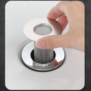 Stainless Steel Floor Drain Filter Kitchen Bathroom Sewer Anti-blocking Slag Bathtub Sink Hair Filter Strainer Trap