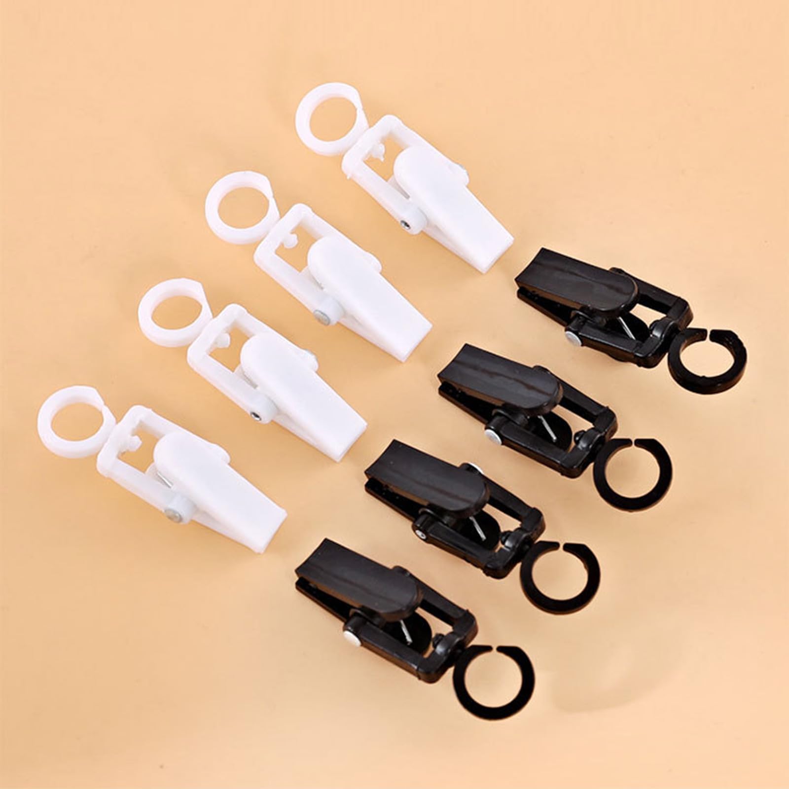 10 Pieces Hanging Laundry Hooks Clip Hanging Towel Clips Strong Clips with Hanger Hook for Curtain