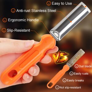 Pumpkin Carving Tools, 15 PCS Professional Pumpkin Carving Kit for Adults & Kids with LED Candles, Heavy Duty Stainless Steel Pumpkin Cutting Knife Supplies for Halloween Decoration Jack-O-Lantern