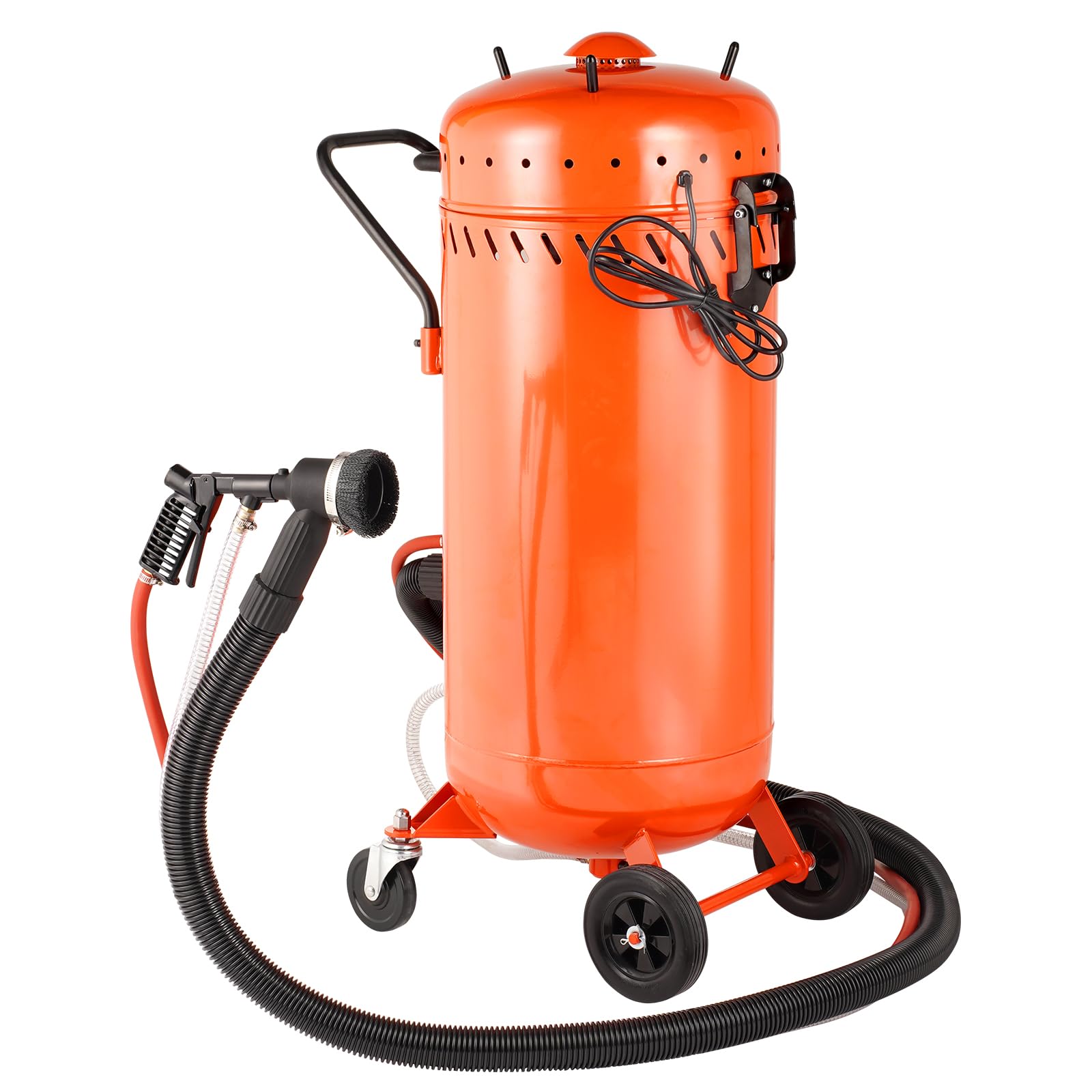 VEVOR 28 Gallon Vacuum Sand Blaster, Dustless Sandblaster with Built-in 1200W Vacuum System for Dust Control and Abrasive Recycle, 60-110 PSI Heavy Duty Dustless Blasting Machine