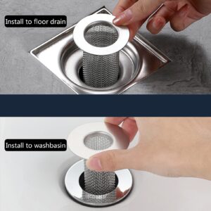 Stainless Steel Floor Drain Filter Kitchen Bathroom Sewer Anti-blocking Slag Bathtub Sink Hair Filter Strainer Trap