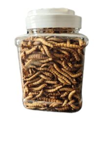 classic flock 20oz dried superworms - high protein reptile & amphibian food