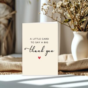 Abeletree Funny Thank You Card Gifts for Boss Teacher, Great Thank You Gifts for Men Women, Appreciation Gifts Card for Coworker Friends Doctor, Small Thank You Card