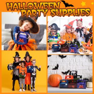 Zhanmai 36 Pack Halloween Treat Box Halloween Goodie Boxes Trick or Treat Boxes Halloween Boxes Container Halloween Cookie Cupcake Snack Box with Handle Party Favor Box