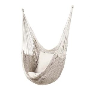 hammock chair porch for seat woven hanging rope string netted swing outdoor indoor garden furniture for yard bedroo