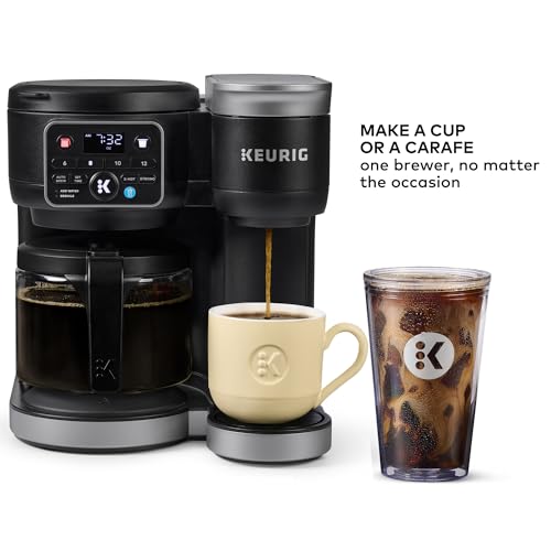 Keurig K-Duo Hot & Iced Single Serve & Carafe Coffee Maker, MultiStream Technology, 72oz Reservoir (Gen 2)