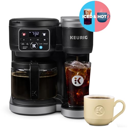 Keurig K-Duo Hot & Iced Single Serve & Carafe Coffee Maker, MultiStream Technology, 72oz Reservoir (Gen 2)