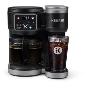 keurig k-duo hot & iced single serve & carafe coffee maker, multistream technology, 72oz reservoir (gen 2)