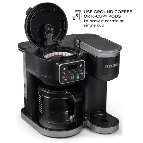 Keurig K-Duo Hot & Iced Single Serve & Carafe Coffee Maker, MultiStream Technology, 72oz Reservoir (Gen 2)