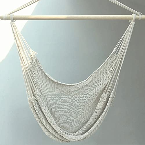 Hammock Chair Porch for Seat Woven Hanging Rope String Netted Swing Outdoor Indoor Garden Furniture for Yard Bedroo