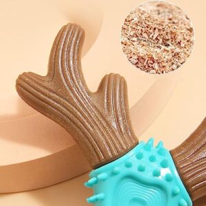 GMBYLBY Dog Chew Toy for Aggressive Chewer Shape Dogs Dental Chewing Toy Puppy Teething Bone Toy Toothbrush Pet Supply