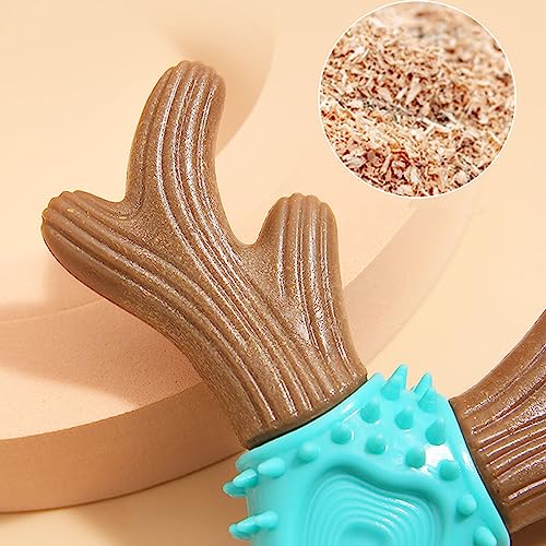 GMBYLBY Dog Chew Toy for Aggressive Chewer Shape Dogs Dental Chewing Toy Puppy Teething Bone Toy Toothbrush Pet Supply