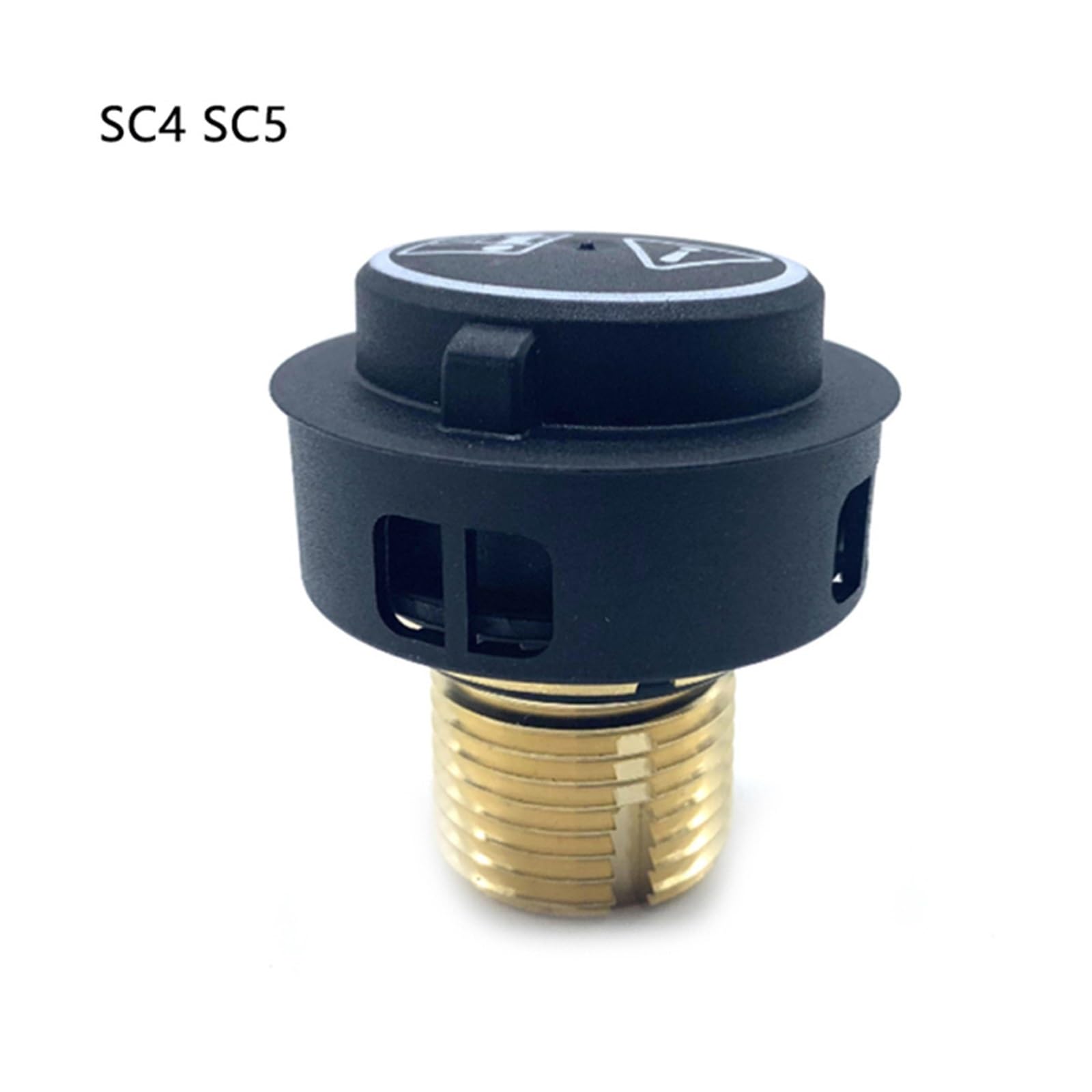 QiyilE Vacuum Cleaner Brass Safety Valve, Steam Cleaner Tank Cap, Compatible for Karcher SC1 CTK10, SC2 SC1020, SC4, SC5, SG4-4. Metal Copper Cap Fitting(SC4 SC5)