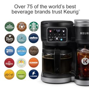 Keurig K-Duo Hot & Iced Single Serve & Carafe Coffee Maker, MultiStream Technology, 72oz Reservoir (Gen 2)