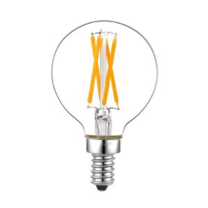 onewish dimmable led bulb, e12 g16 1/2 led candelabra bulb, 2700k 250lm, 3.7v-5v, suitable cordless lamp