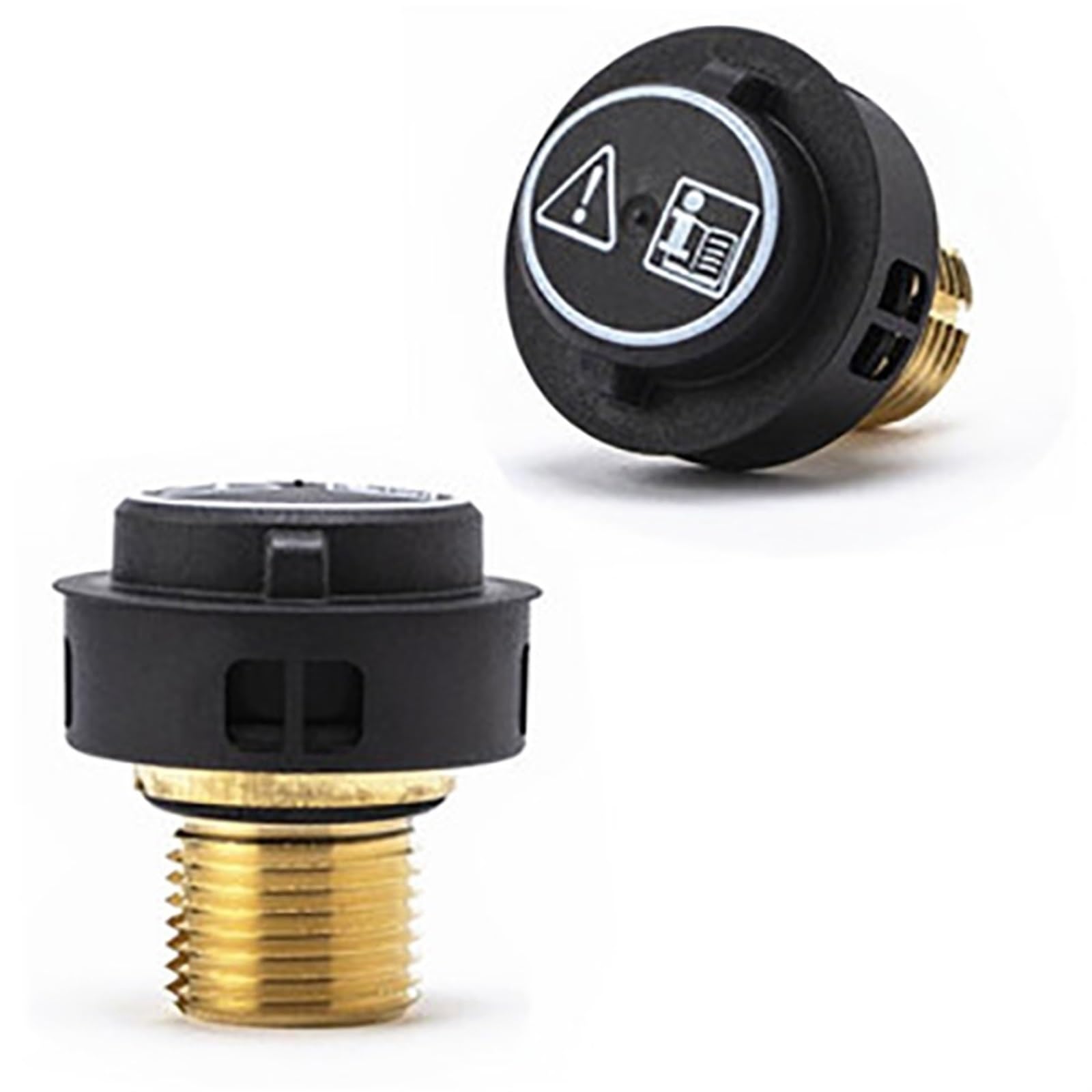 QiyilE Vacuum Cleaner Brass Safety Valve, Steam Cleaner Tank Cap, Compatible for Karcher SC1 CTK10, SC2 SC1020, SC4, SC5, SG4-4. Metal Copper Cap Fitting(SC4 SC5)