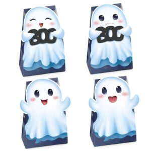 friday night 24 pieces halloween ghost candy boxes starry sky goodie treat gift box kids birthday halloween party favor for trick or treat