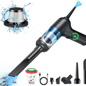 Bug Vacuum Catcher and Cordless Handheld Car Vacuum Cleaner Bundle - Rechargeable, 9000Pa High Power, Multifunctional Suction Nozzles for Home, Office, Car, and Stink Bug Moth Spider Insect Removal