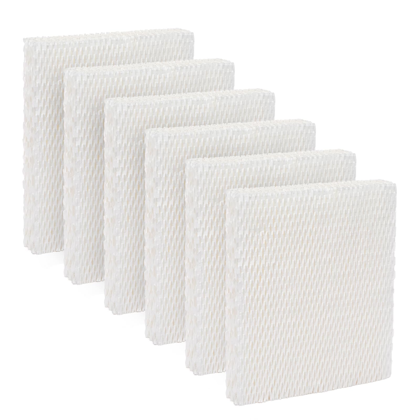 BIHARNT 6 Pack Filter T HFT600 Humidifier Wicking Filters for Honeywell HEV615 HEV620 Series Tower Humidifier (White)