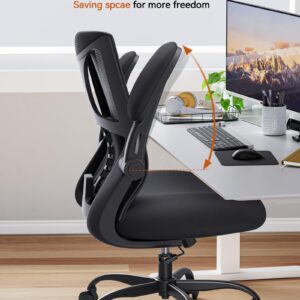 CAPOT Ergonomic Office Chair 350lbs Capacity - 3.9-inche Cushion and Tall Back Computer Desk Chair Breathable Mesh - Comfortable Swivel Office Chair with Adjustable Lumbar Support