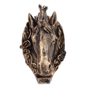 zerodis handmade horse head wildlife art wall hook living room bathroom kitchen decoration, zerodis3zum892x47