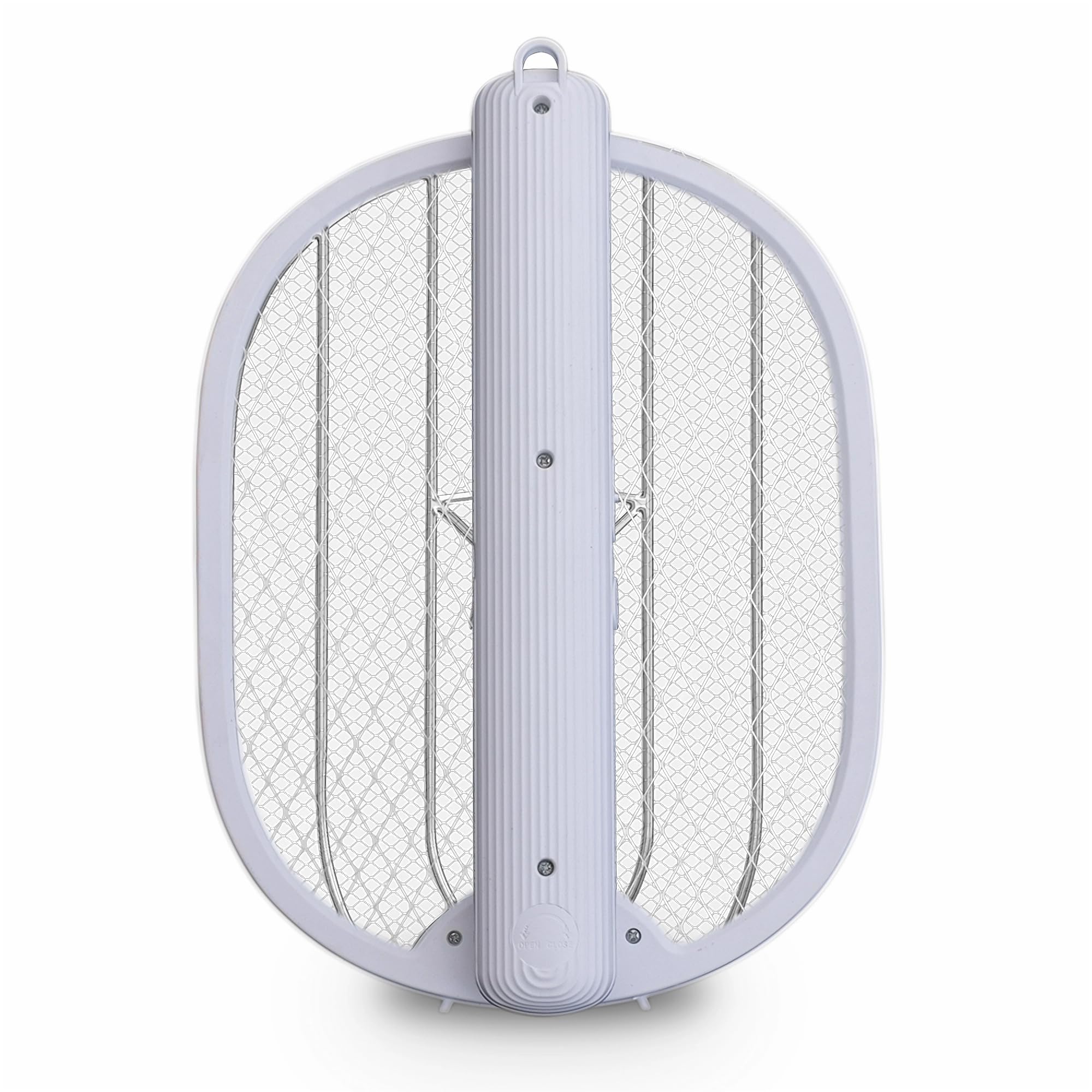 Electric Fly Swatter Rechargeable - Foldable Hand Held Bug Zapper Racket - Fly Swatter Electric - Powerful Instant Insect Killer - USB Rechargeable Portable Fly Zapper - Indoor Outdoor Pest Control