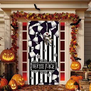 scary creepy door cover halloween photo backdrop halloween birthday party decorations and supplies for home