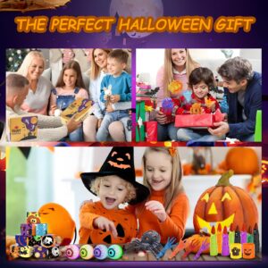 600Pcs Halloween Party Favors for Kids, Bulk Fidget Toys for Party Supplies, Halloween Treats Non Candy School Classroom Carnival Prizes, Treasure Box Toy Chest