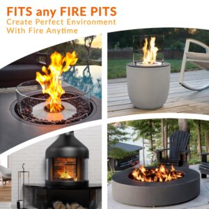 Bioethanol Gel Fuel Cans for Fire Bowl and Fireplace (4 x 13oz.) Burning Gel Fireplace Fuel Cans for Indoor and Outdoor Use (4 Pack 1472gr)