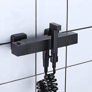 nbaayik mixer bidet shower bathroom shower bidet taps spray toilet cleaning faucet toilet bidet sprayer bathroom sprayer toilet bidet shower head-black-b