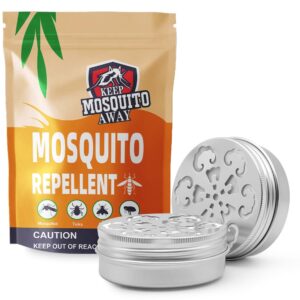 xoccoiaf mosquito repellent outdoor,made with natural ingredients, powerful mosquito deterrent indoors, mosquito control for kids and adults,mosquito repeller for patio,yard,camping,travel 2-pack