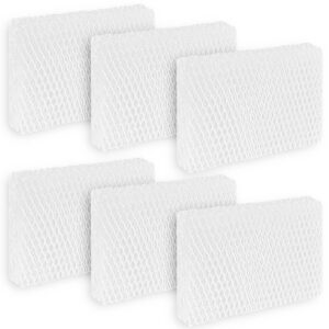 6 pack wf813 humidifier filter compatible with equate eqwf813 eq-2119-ul, relion rcm-832 rcm-832n, procare pccm-832n cool mist humidifier replacement wick for indoor climate and air purification