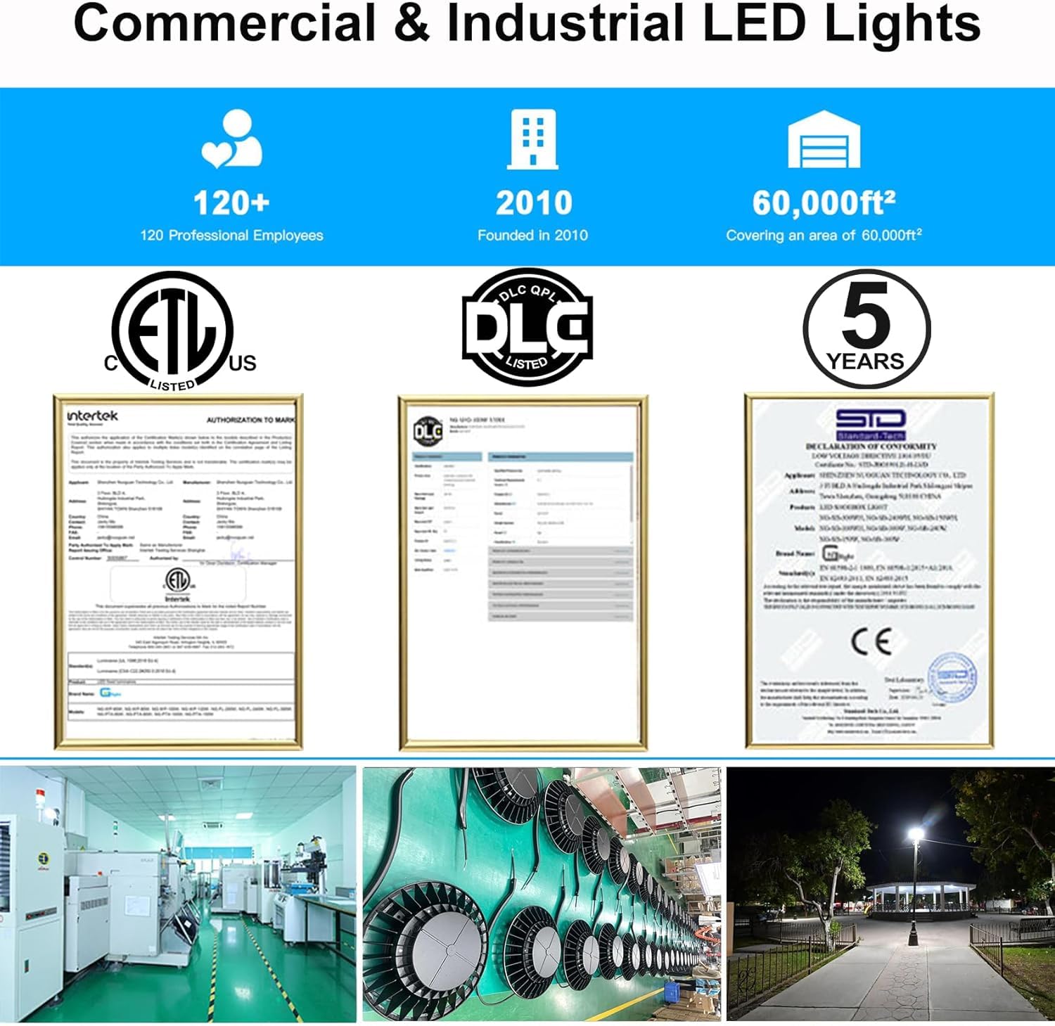 ADUB 150W 120W 90W LED Post Light 21,000 LM, DLC ETL Listed LED Post Light with Photocell 5000K, IP65 Lamp Post Light Outdoor Pole Fixture, Commercial Street Area Lighting for Parking lot Garden Yard