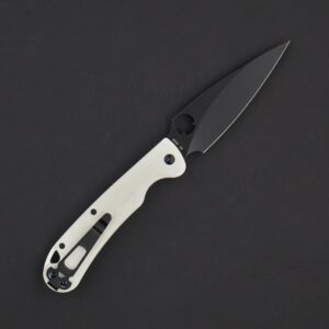 generic zhalo stormtrooper edc folding knife by daggerr (white handle and black stonewash blade), fm02-2wtbw