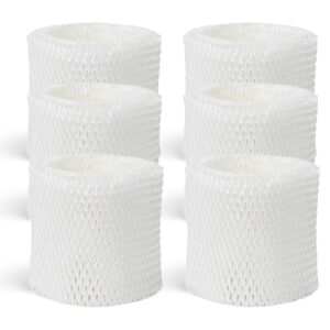 biharnt 6 pack humidifier filters hac-504 replacement for honeywell humidifier filter, filter a humidifier filter replacement for hcm300/350/600/700 honeywell humidifier, white