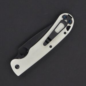 Generic Zhalo Stormtrooper EDC folding knife by Daggerr (white handle and black stonewash blade), FM02-2WTBW