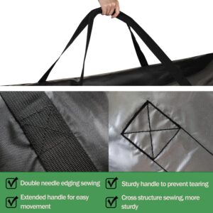 RUMIDOPH Outdoor Cushion Storage Bag Waterproof Square Large Patio Storage Bags with Zipper for Outdoor Furniture Cushion, 68 x30 x20IN