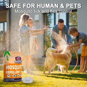 Xoccoiaf Mosquito Repellent Outdoor,Made with Natural Ingredients, Powerful Mosquito Deterrent Indoors, Mosquito Control for Kids and Adults,Mosquito Repeller for Patio,Yard,Camping,Travel 2-Pack