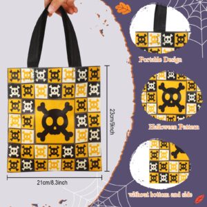 Ribbonlic 48 Pcs Halloween Treats Bags Halloween Tote Gift Bags Reusable Candy Goodie Bags for Halloween Party Favors(Creative Style)