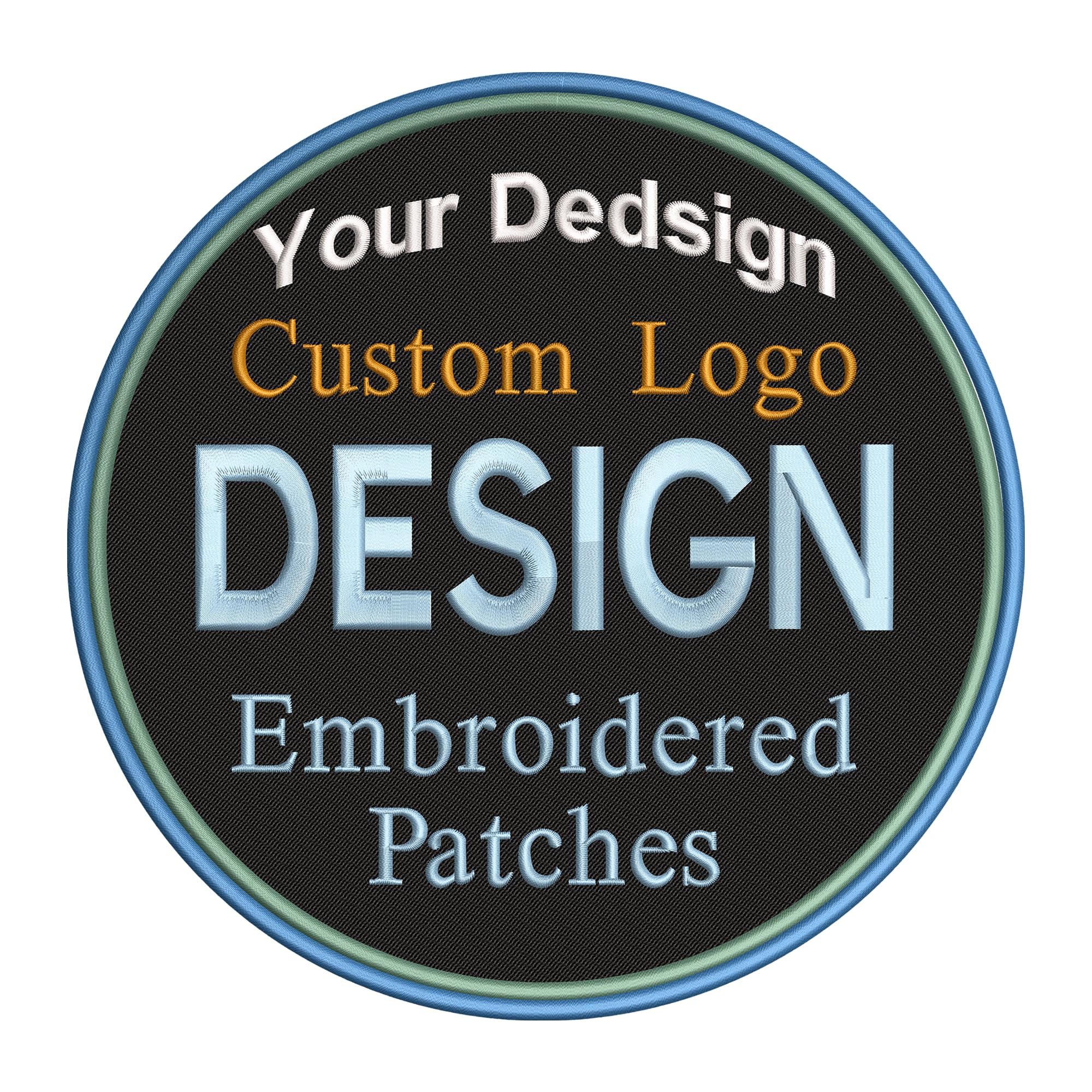 Pamaheart Customized Logo Patches Embroidered, Image Patches Custom, Custom Embroidered Patches Iron On, Iron On Name Patch, Custom Iron On Patches, Custom Hook and Loop Patches