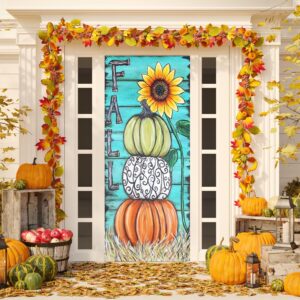 fall door cover fall decorations for home fall door decorations large fabric fall decor for front door fall porch sign outdoor autumn home decor