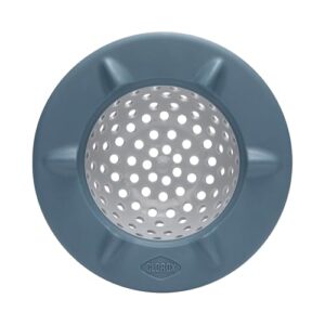 Clorox KeptClean Smart Waterflow Sink Strainer, Steel Blue