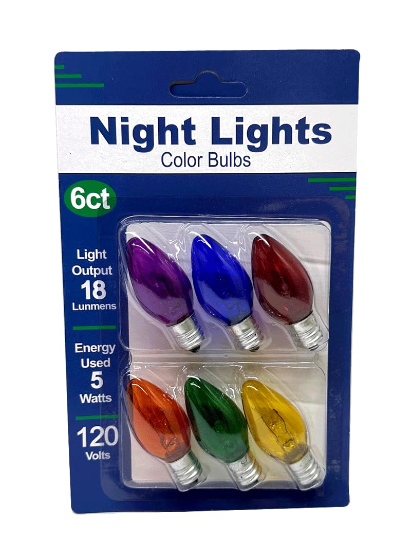 UI PRO TOOLS Color Night Lights Bulbs 6PC